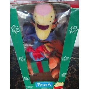 Telco Disney Tigger Motion-ette Christmas Animated Winnie The Pooh w/box 1998